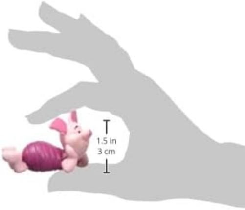 Bullyland 12344 - speelfiguur biggetje uit Walt Disney Winnie de Poeh, ca. 5,6 cm, detailgetrouw, ideaal als klein cadeau voor kinderen vanaf 3 jaar
