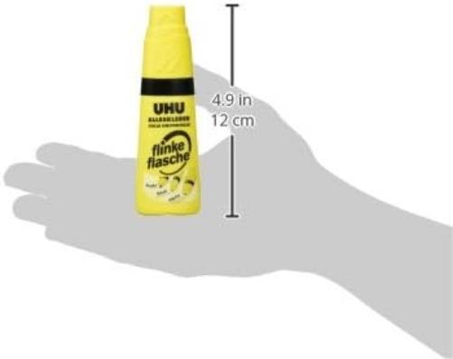 Rayher UHU Twist and Glue All Purpose Adhesive for Crafts, Multi-Purpose Clear Craft Glue with Selectable Applicator Tip, 35g Bottle, 3340500