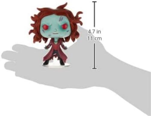 Funko POP! Marvel - What If - Zombie Scarlet Witch - Marvel What If - Collectable Vinyl Figure - Gift Idea - Official Merchandise - Toys For Kids & Adults - TV Fans - Model Figure For Collectors