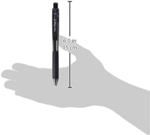 Pentel Feel-It BX440 Ballpoint Pen Black (Pack of 12