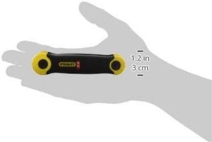 Stanley 2-69-264 Metric Folding Key-Set (8-piece), Silver Set of 8 Metric (1.5-8mm