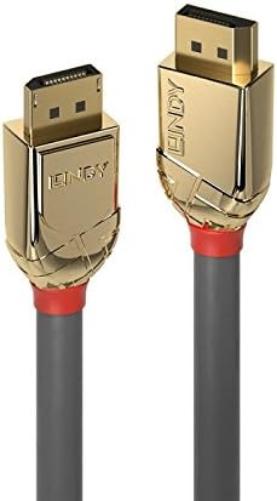 Lindy 10m DisplayPort 1.2 Cable, Gold Line