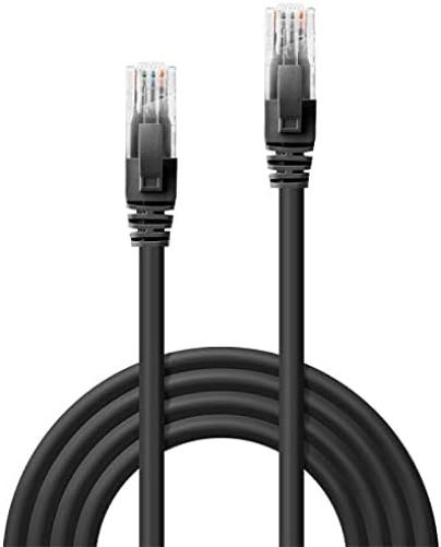 LINDY 48075 0.3m Cat.6 U/UTP Netzwerkkabel, schwarz