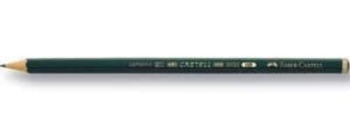 Faber-Castell 119004 - Caja con 12 lápices de grafito Castell 9000 4B