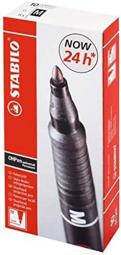 Overhead Pen - STABILO OHPen universal - Permanent Medium - Pack of 10 - green