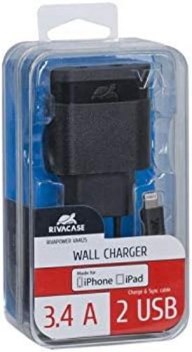 RivaCase® VA4125 BD2 EN Interno Nero Caricabatterie per cellulari e PDA