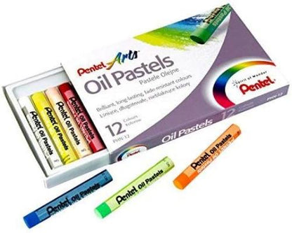 Pentel Oil Pastel Set (Pack of 12