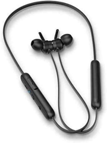 PHILIPS Audio Bluetooth In-Ear Headphones E1205BK/00 With Microphone (In-Line Remote Control, Echo Reduction, 7 Hours’ Playback Time, IPX4 Splash Resistant, Magnetic Earbuds) Black