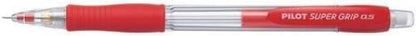 Pilot Super Grip H-185 Mechanical Refillable Pencil 0.5mm Red Trim (Box of 12