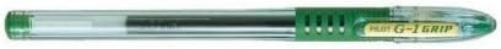 Pilot G1 Grip Gel Ink Rollerball Pen Fine Green (Pack of 12