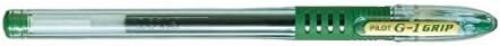 Pilot G1 Grip Gel Ink Rollerball Pen Fine Green (Pack of 12