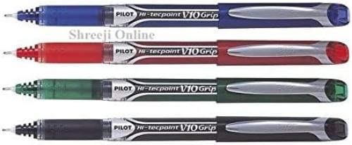 Pilot V10 Grip Liquid Ink Rollerball 1.0 mm Tip (Box of 12