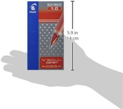 Pilot Vball 10 Grip Liquid Ink Rollerball 1.0 mm Tip (Box of 12
