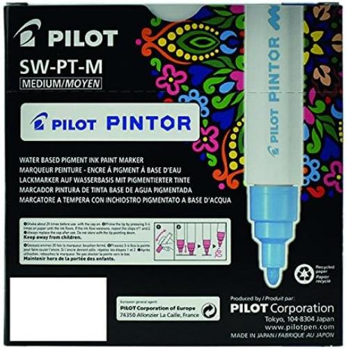 Pilot Pintor - Pennarello a punta fine Medium Nero