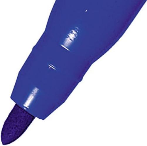Pentel Bullet Tip Permanent Marker, Blue Ink, 1 Pack of 12 Markers