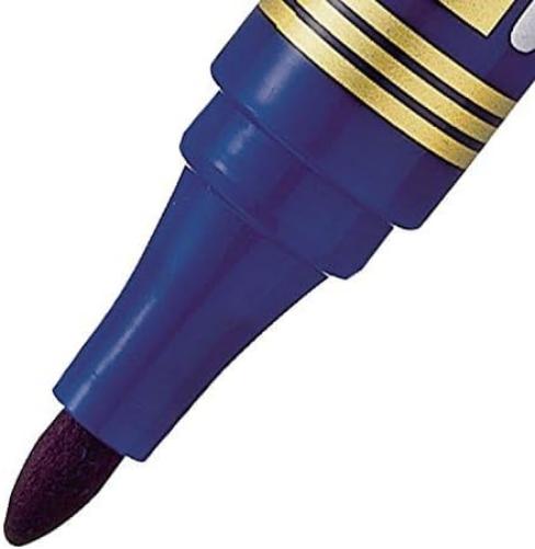 Pentel Permanent Markers Bullet Point - Blue (Pack of 12