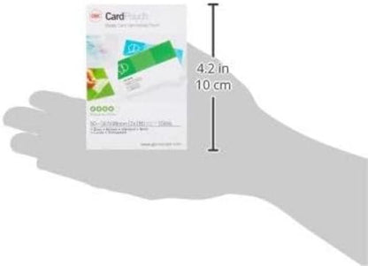 GBC Card Laminating Pouches 67x99mm 2x180 Micron Gloss (Pack of 50
