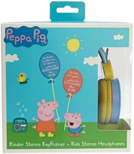Official Peppa Pig On ear Padded kids Headphones - Stereo, tablet, laptop etc - Age 3-7 years - Protects little ears