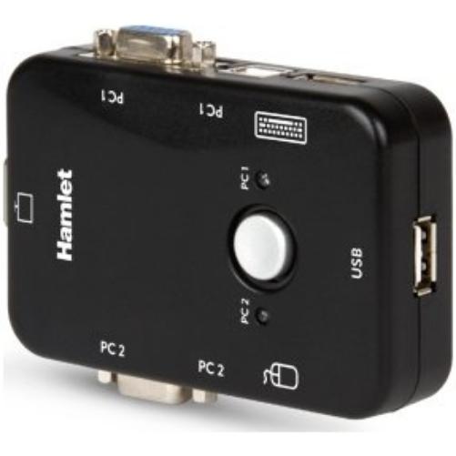 Hamlet HNKVM3U switch keyboard video mouse (kvm