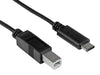 Cable Type C to USB 2.0 Type B Male 1