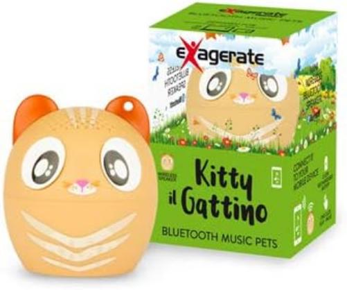 Hamlet XBTPET-CAT altoparlante portatile 4 W Altoparlante portatile mono Nero, Arancione, Bianco