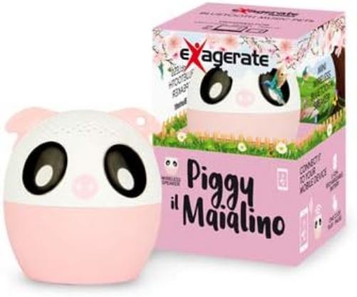 XBTPET Bluetooth Music Pet. Altoparlante wireless Bluetooth 4.2 ricaricabile (Maialino