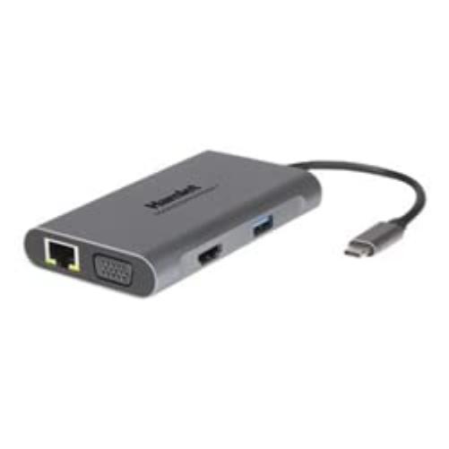 Docking station - usb-c - vga, hdmi - gige hdkc-pd400v