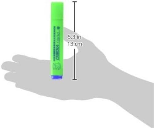 Tratto Video - permanent markers (Orange, Green, Pink, Yellow, Multicolour