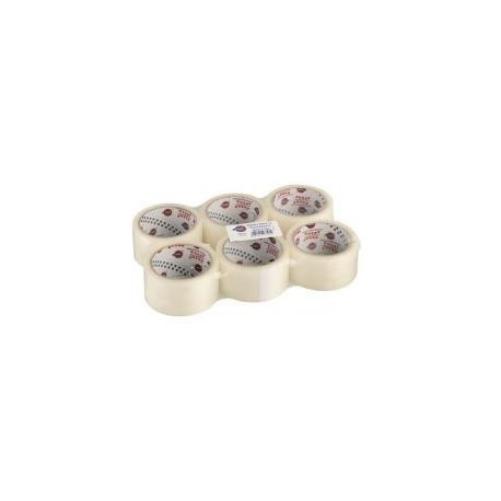 Eurocel CF6 NASTRO IMBALLO PP5231 48 x 50 Extra 50 m Polypropylen (PP) transparent 6 Stück Büro-Klebeband (50 m, transparent, Polypropylen (PP), 48 mm, 6 Stück