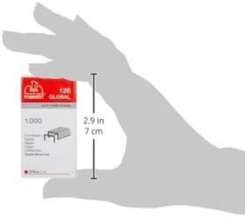 Maestri - 1000–1003105 Scatola Punti Eurostaples 126 Global 24 / 6–MA conf,10 (RO