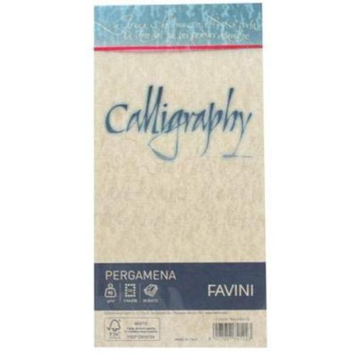 Favini - 25 Buste Calligraphy 04 Nocciola 11X22Cm 90Gr - Confezione_1