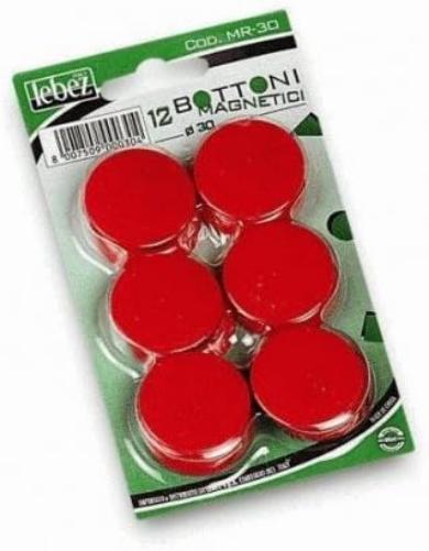 Cf6Blister 12 Magneti Dia20 Mm Ross
