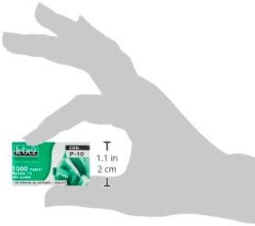 Lebez P-10, 20 Boxes of 1000 Staples - Galvanized