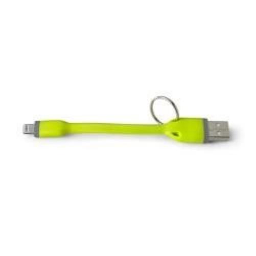 Celly USBLIGHTKEYGN 0.12m USB-A Lightning Green Mobile Phone Cable