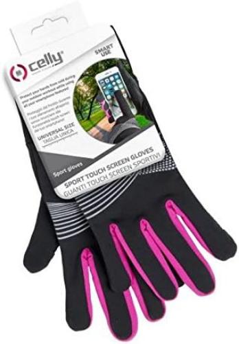 Celly SPORTGLOVE17PK Touch Gloves, Pink