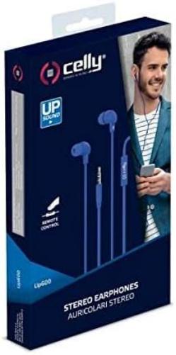 Celly UP600BL headphones/headset Wired In-ear Calls/Music Blue