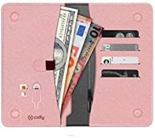 Venere passport - case for money/travel documents passportvbp, pink