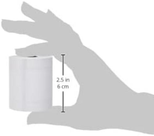 Blister 10 Rolls RC Thermal Paper BPA 55gr 57.5mm x 30mt Ø50mm ROTOMAR