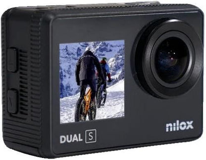 Sports Camera Nilox Nxacduals001 Black