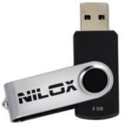 NILOX Chiavetta USB 2.0 8 GB Nero
