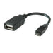 Nilox ro11.02.8311 Cable Adapter Adaptor For Cable (Micro-USB B, USB 2.0 A, male/female, black