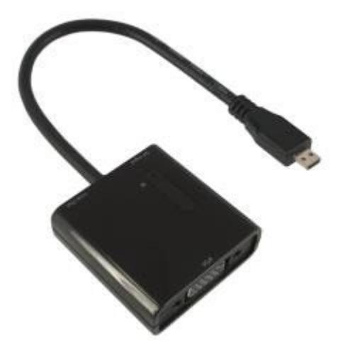 Nilox nx080200129 0.15 m Micro-HDMI VGA (D-Sub) Black Video Cable Adapter – Video Cable Adapters (0.15 m, Micro-HDMI, VGA (D-Sub), Male, Female, Black