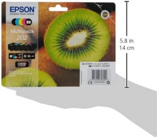 Epson Kiwi Multipack 5-colours 202 Claria Premium Ink