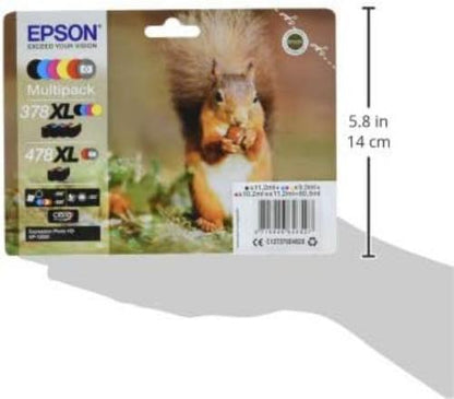Epson C13T379D4020 X-Large Inkjet Cartridge - Black/Yellow/Magenta/Cyan (Pack of 6