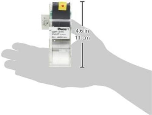 Panduit C200X100YJC P1 Cassette Component Label, Adhesive Polyester, White (200-Pack