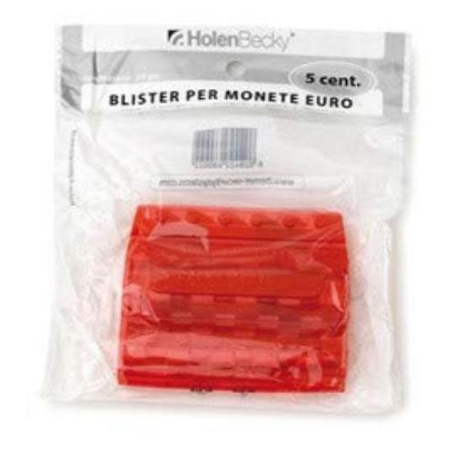 HOLENBURG Plastic Blister for Holenburg Coins - 5 Cent - 50 Coins - 8002/20 (Pack of 20