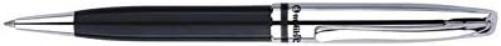 Pelikan - Jazz - Penna a Sfera - Metallo e Nero- Con Fermaglio Elastico e Meccanismo Rotante