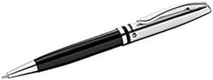 Pelikan - Jazz - Penna a Sfera - Metallo e Nero- Con Fermaglio Elastico e Meccanismo Rotante