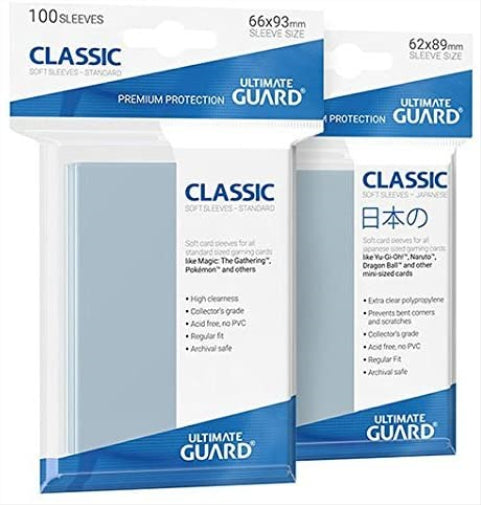 Ultimate Guard UGD10001 Buste trasparenti portacarte (1 busta con 100 pezzi