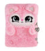 Trendenz Tinka - Pluche dagboek met slot - Rosa Cat (8-802146)
